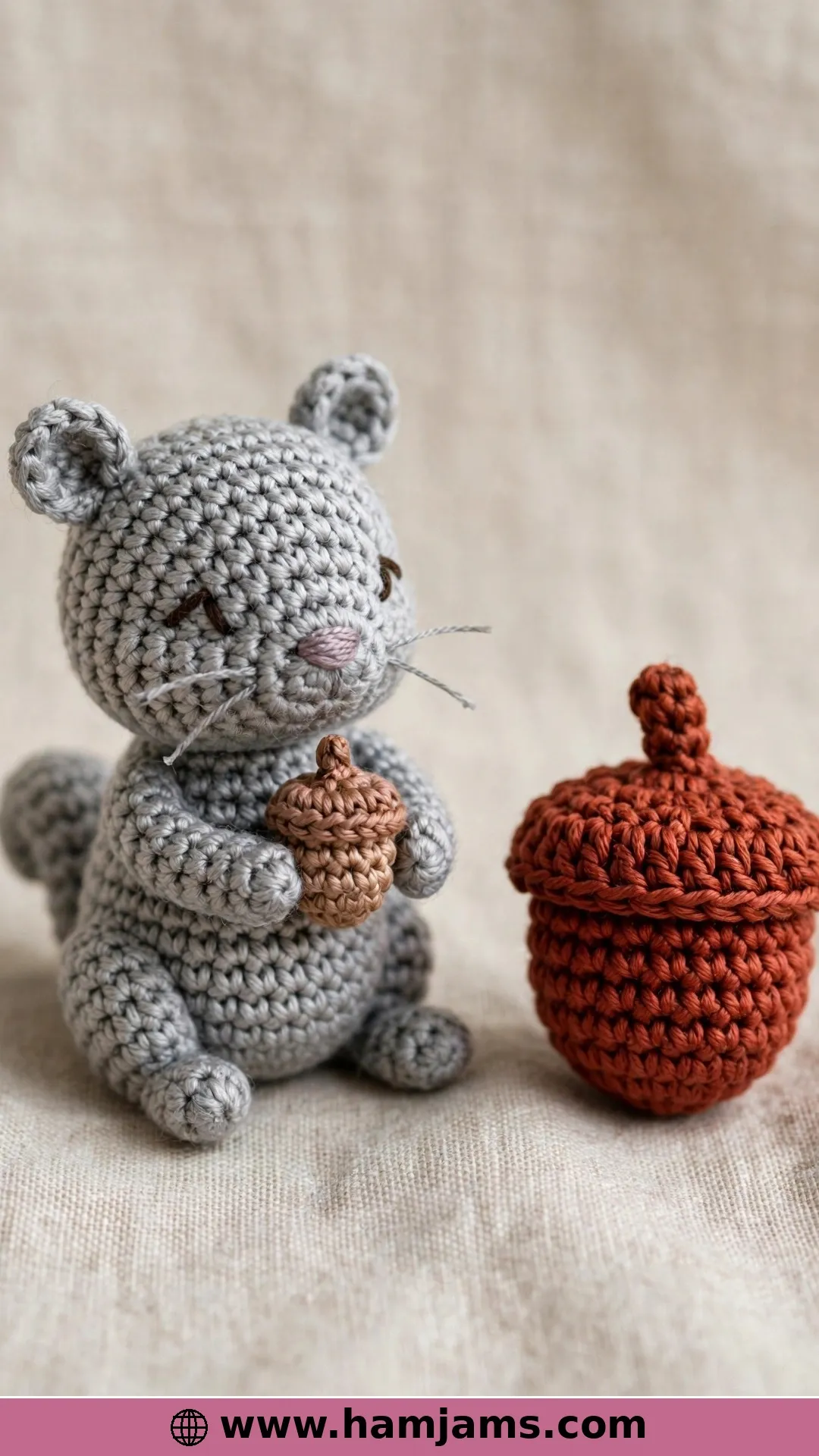 Grey or Red, With a Tiny Acorn of His Own