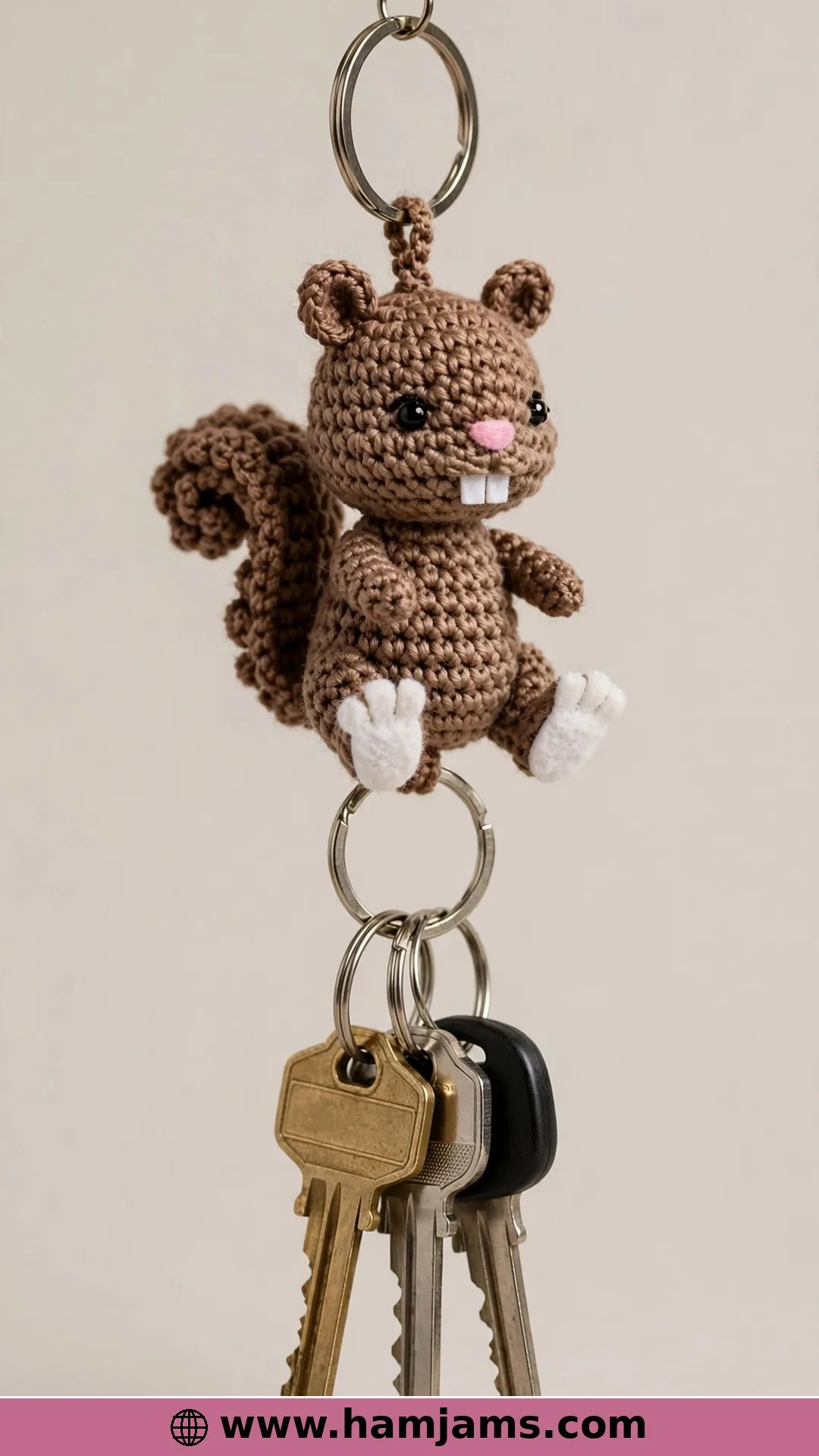 The Pocket-Sized Squirrel Keychain