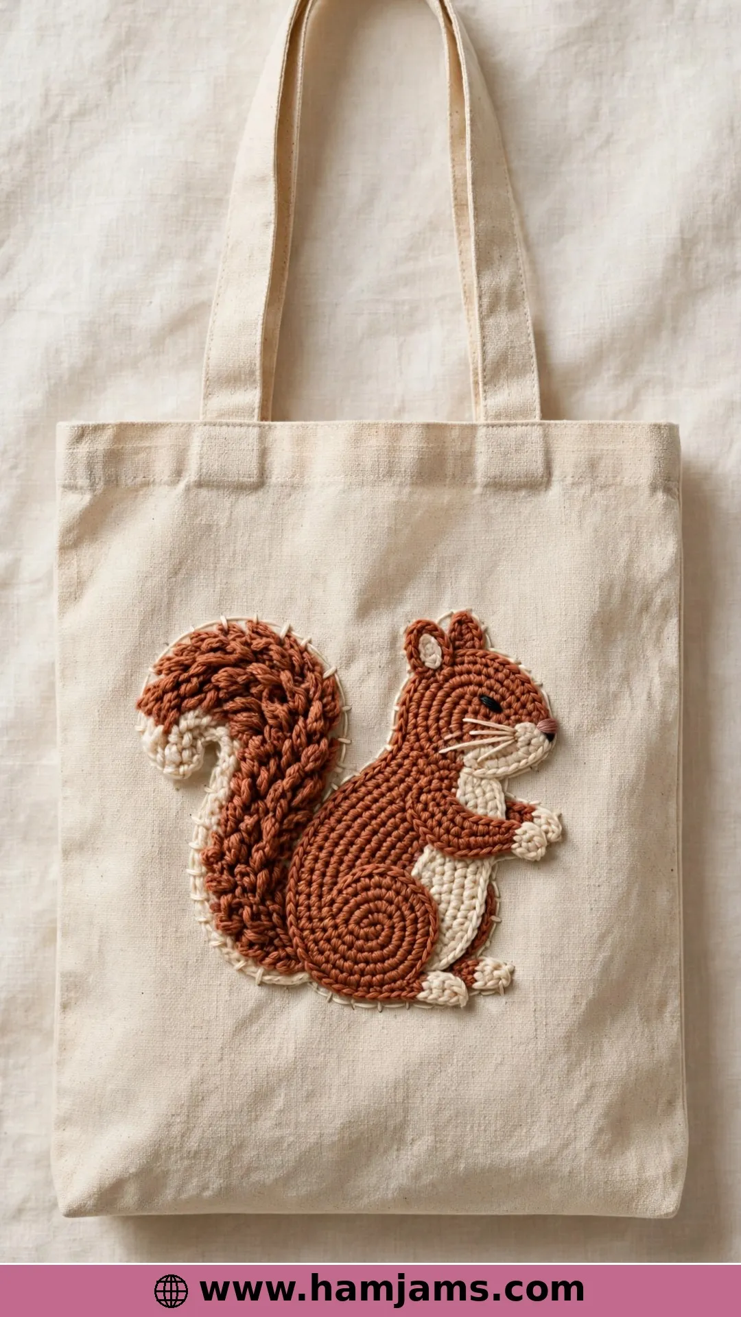The Flat Appliqué Squirrel