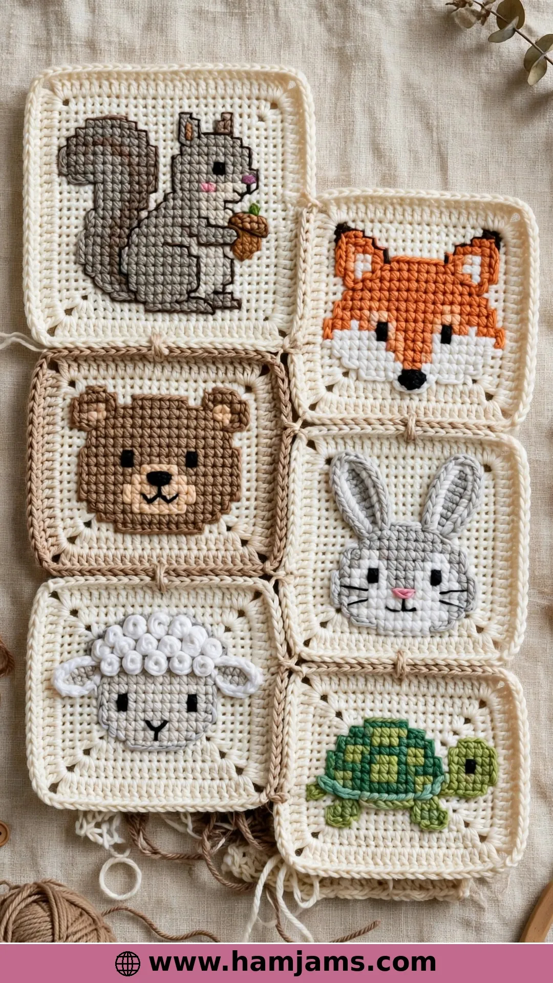 The Little Seven-Inch Squirrel Square