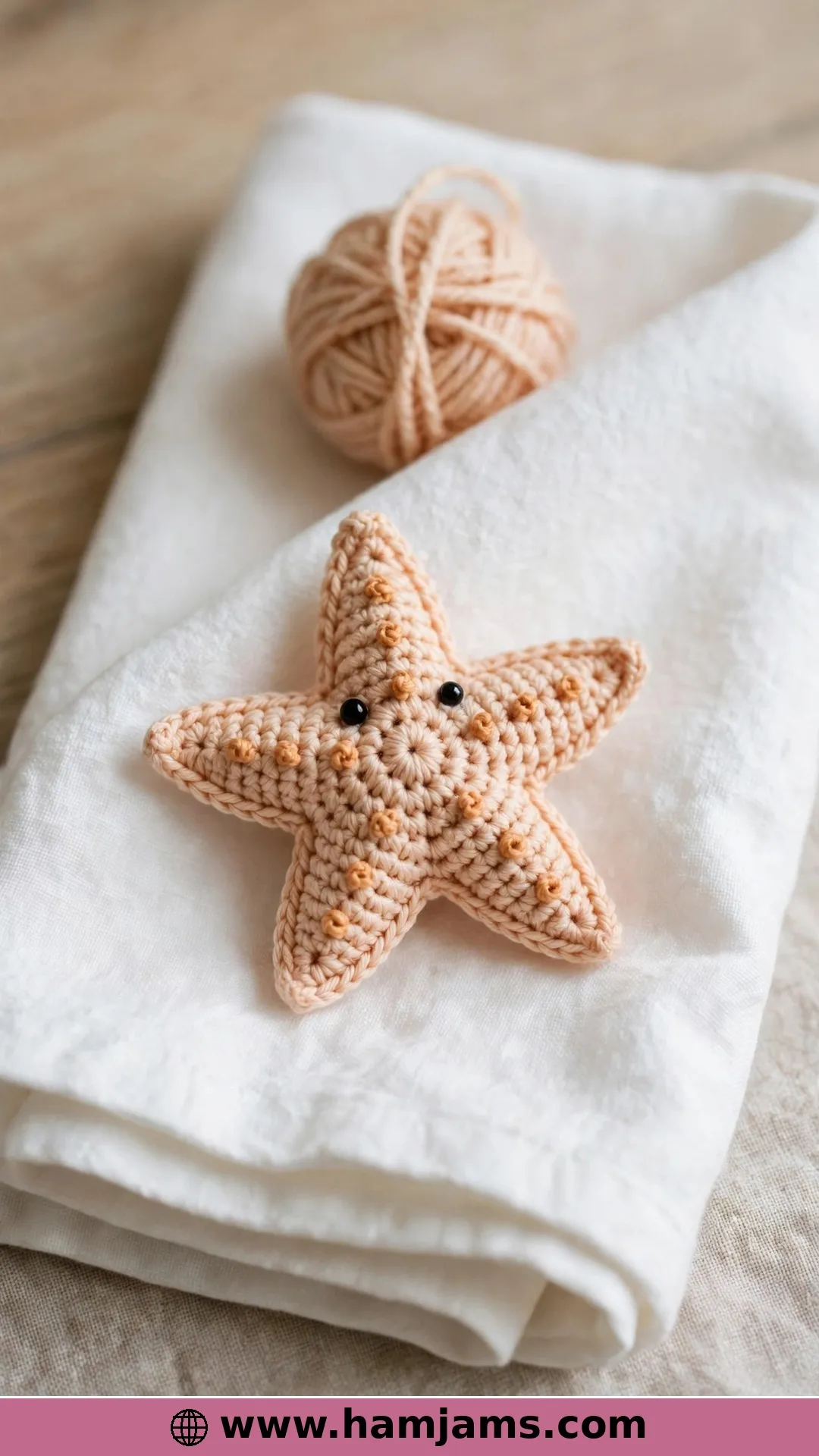 The Tiny Two-Sided Starfish With French-Knot Spots