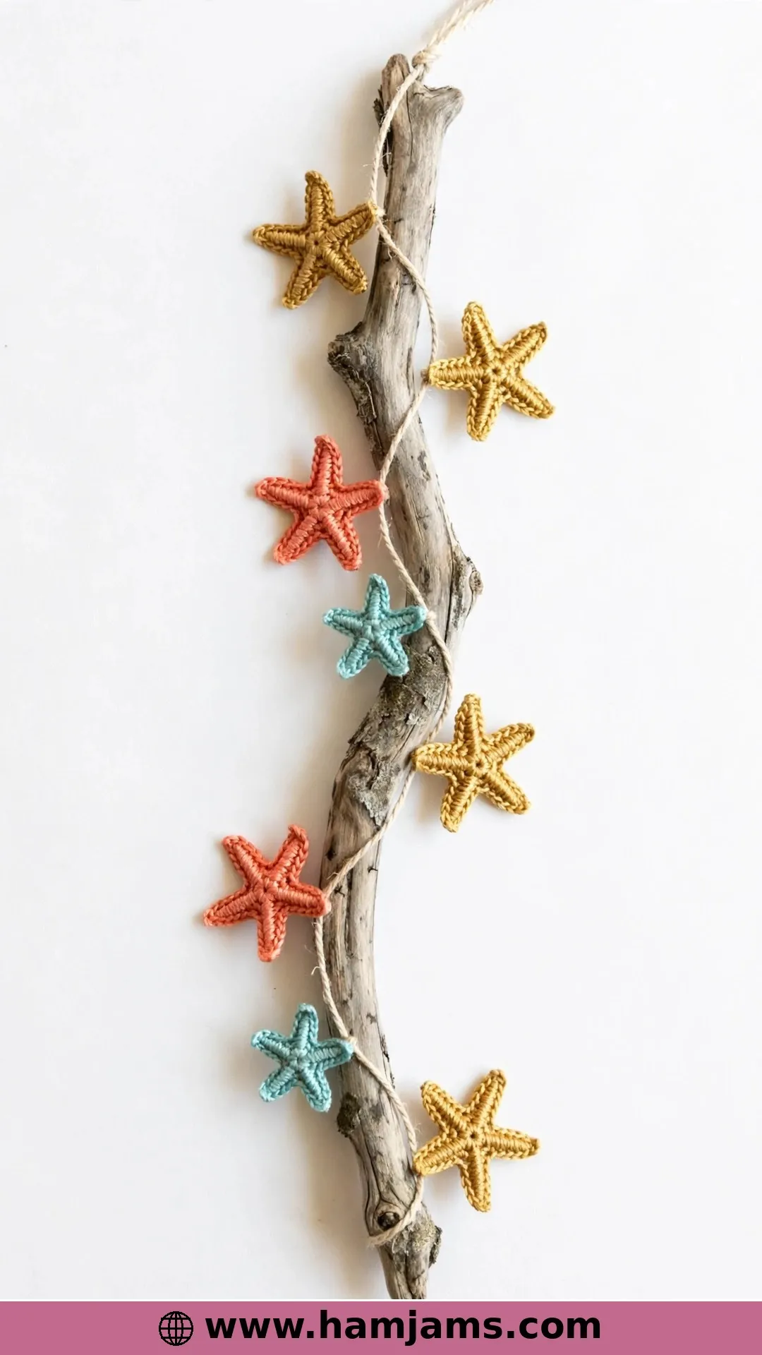 The Teeny-Tiny Starfish for Garlands and Hair Pins