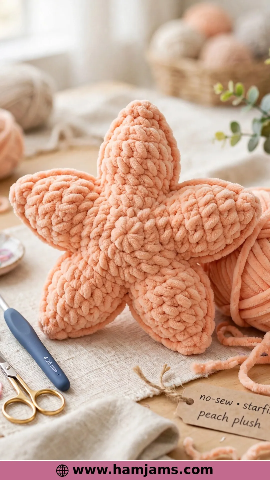 The No-Sew Starfish Plush (Video Tutorial)