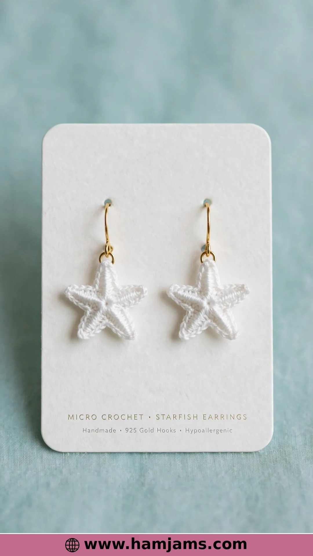 Porcelain Starfish Mini Earrings (Video Tutorial)