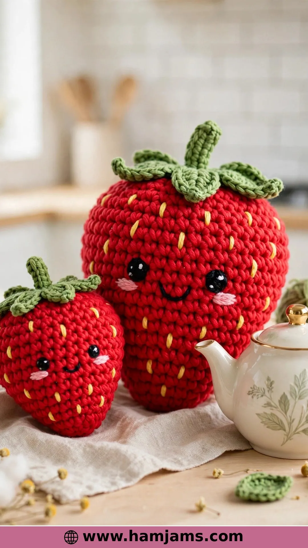 Chunky Kawaii Berries in Two Sizes