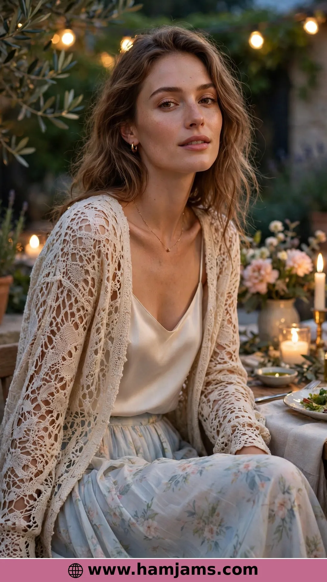 The Moon Lace Cotton Cardi