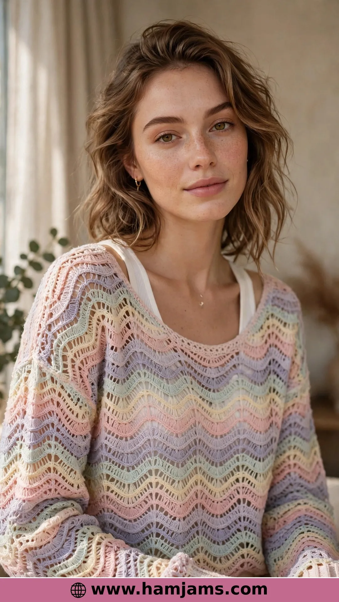 Ripple-Cake Lace With Long Sleeves