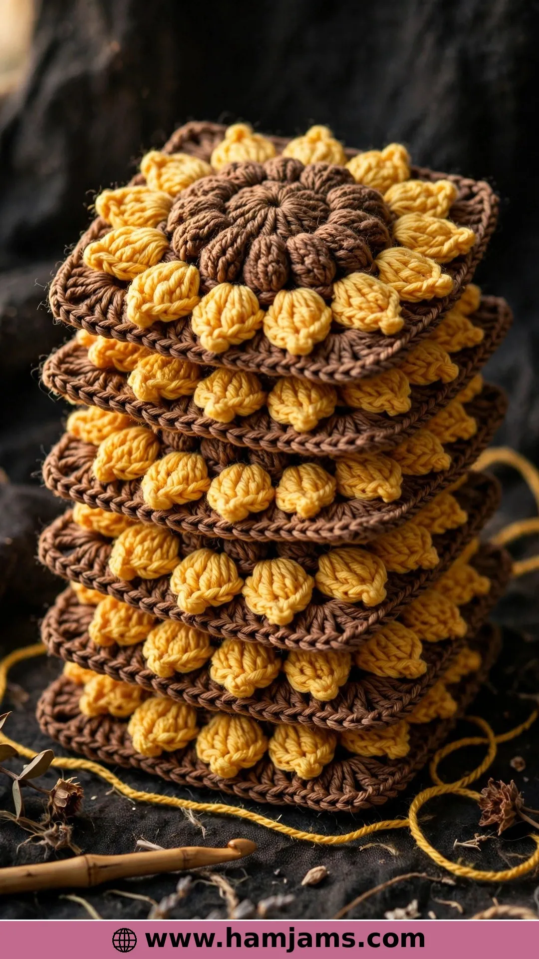 Puff-Stitch Seeds and Cluster Petals