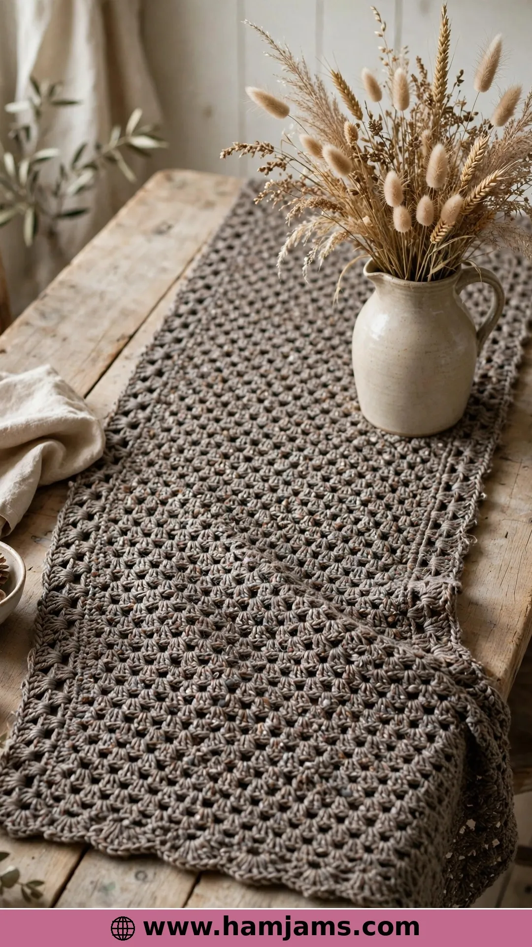 Tweed Texture in Crossed Stitches