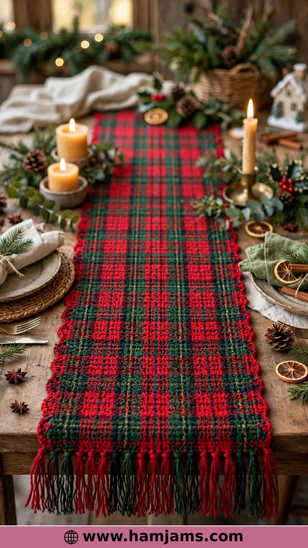 A Tartan Plaid for Cosy-Season Tables