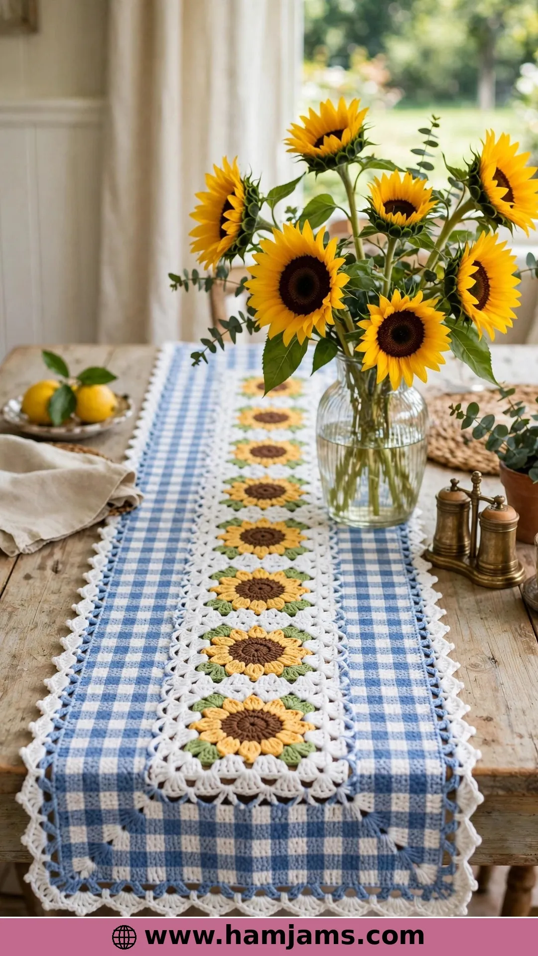 Gingham and Sunflowers, Farmhouse Style