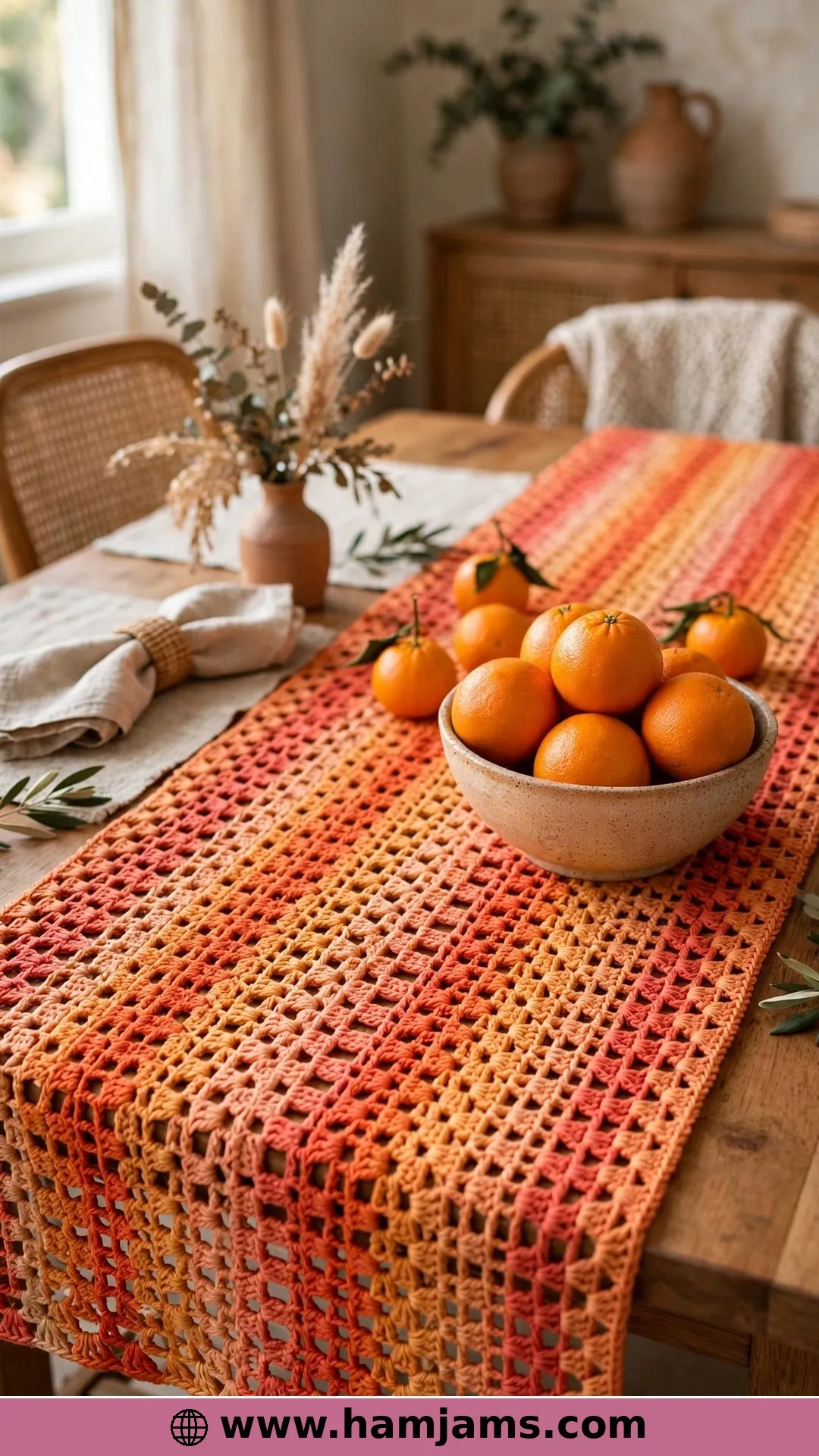 Sunset Stripes from a Single Skein