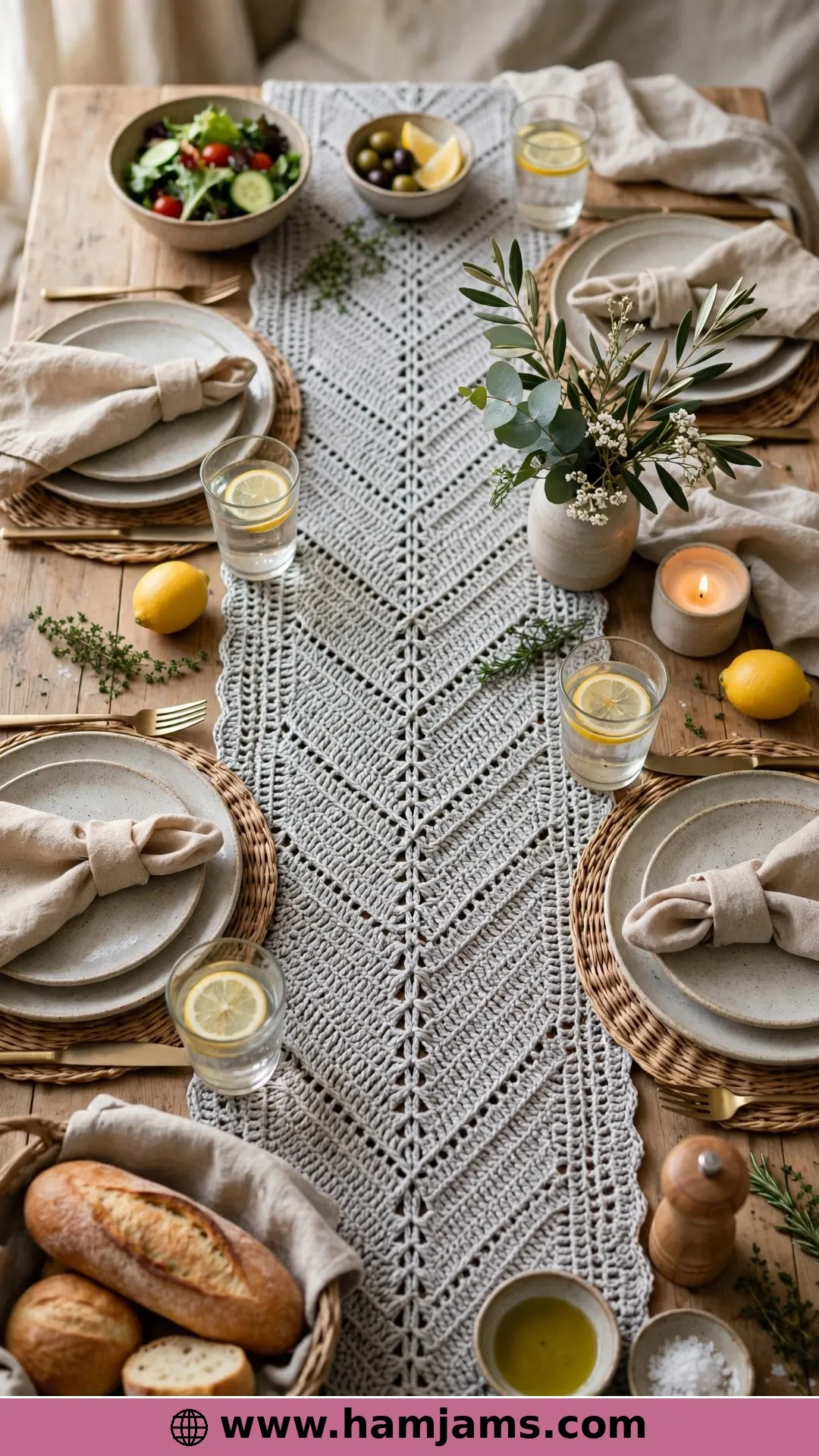 Crossed Stitches for Happy Gatherings