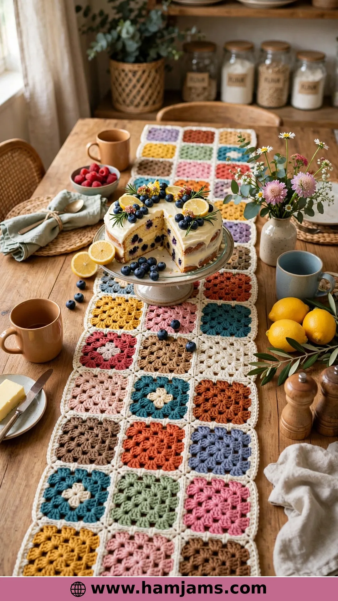 The Any-Size Granny Square Runner