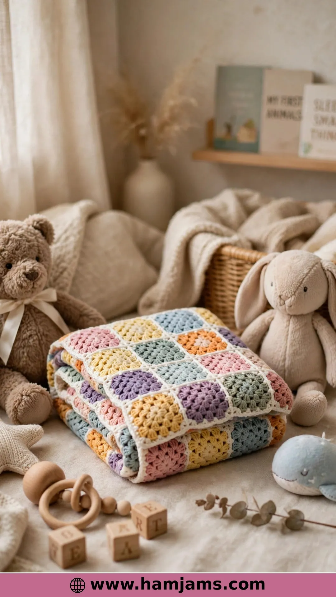 Baby's First Year in 384 Tiny Granny Squares
