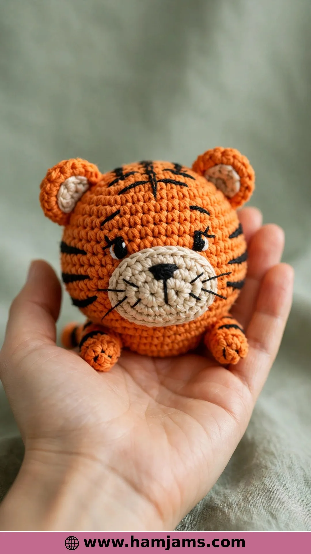 Tatum, the Barely-Any-Sewing Tiger