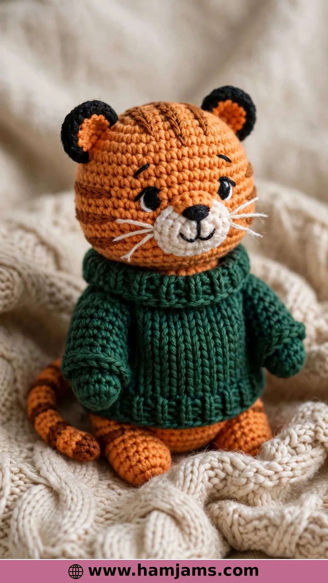The Friendly Tiger in a Sweater