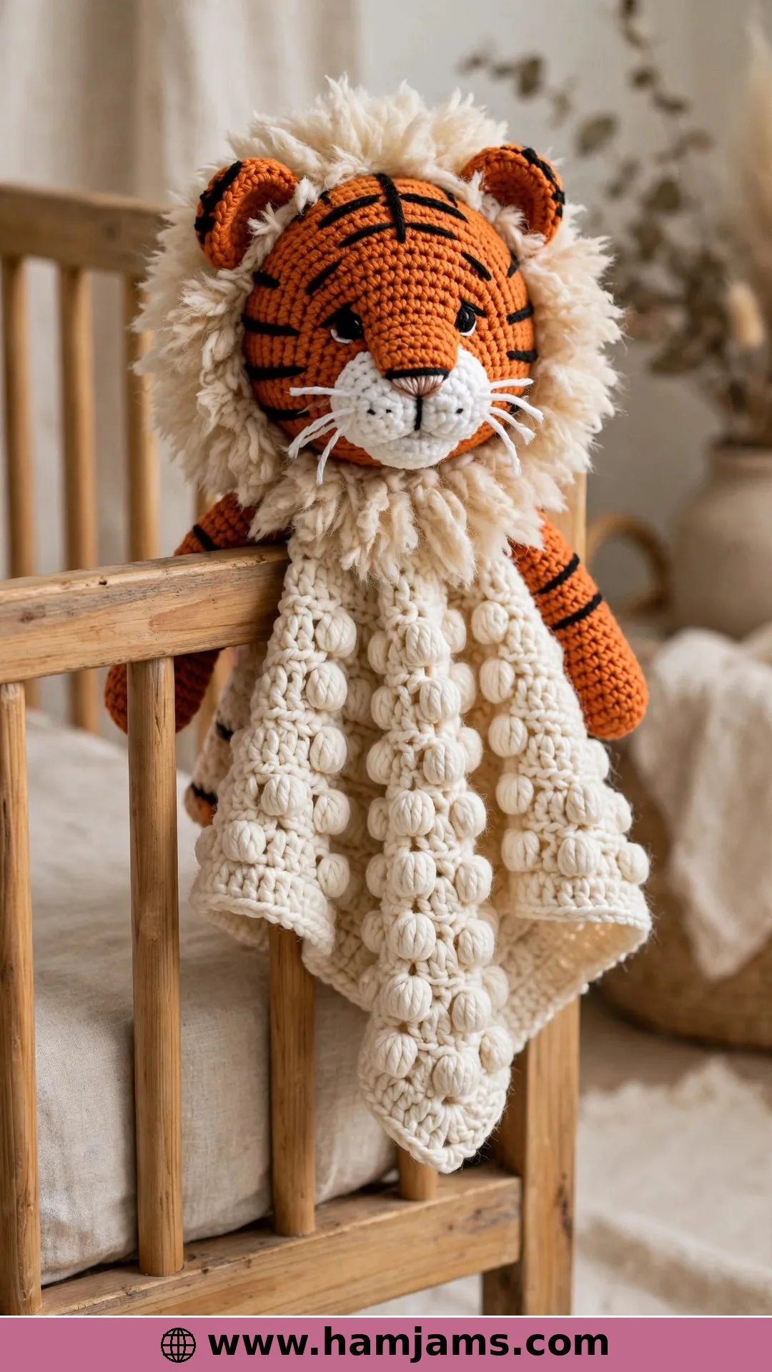 A Tiger Security Blanket for Tiny Hands