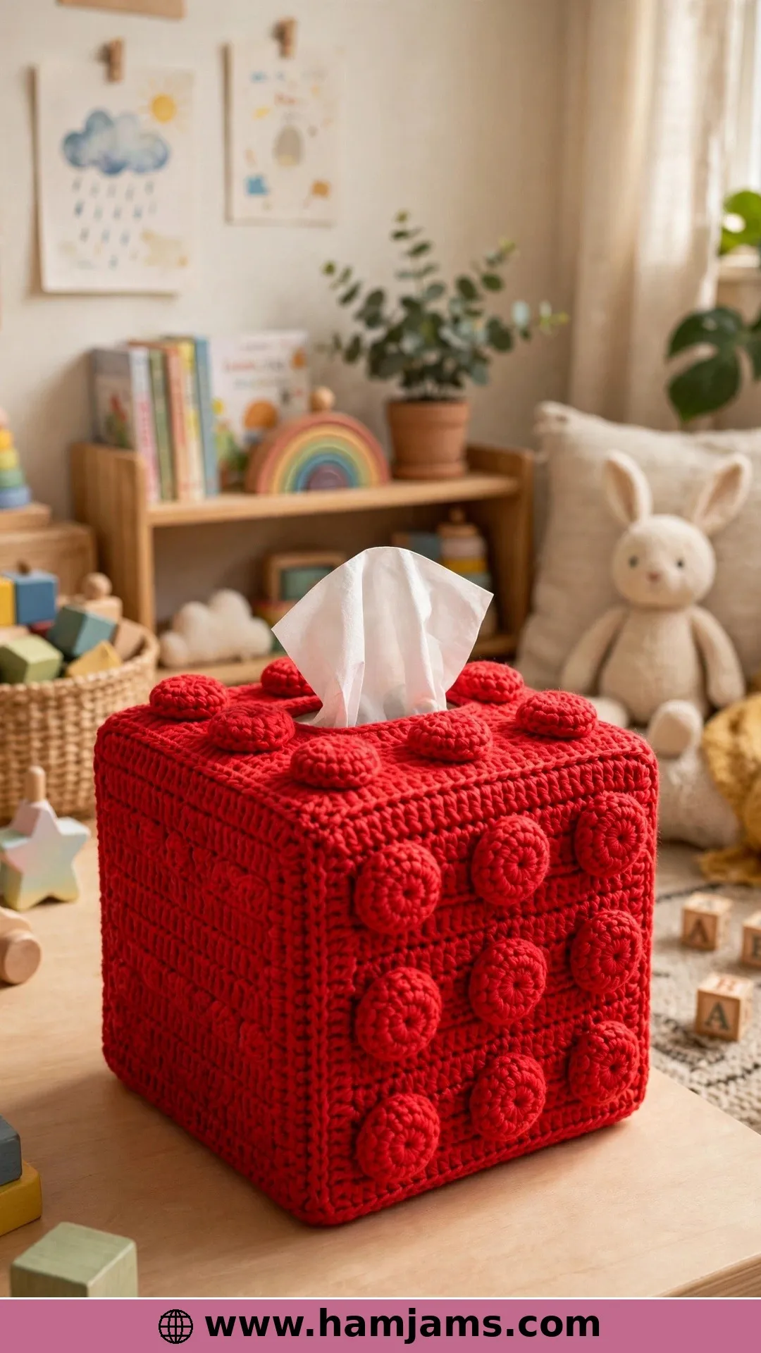 Playful Lego Bricks for a Square Box