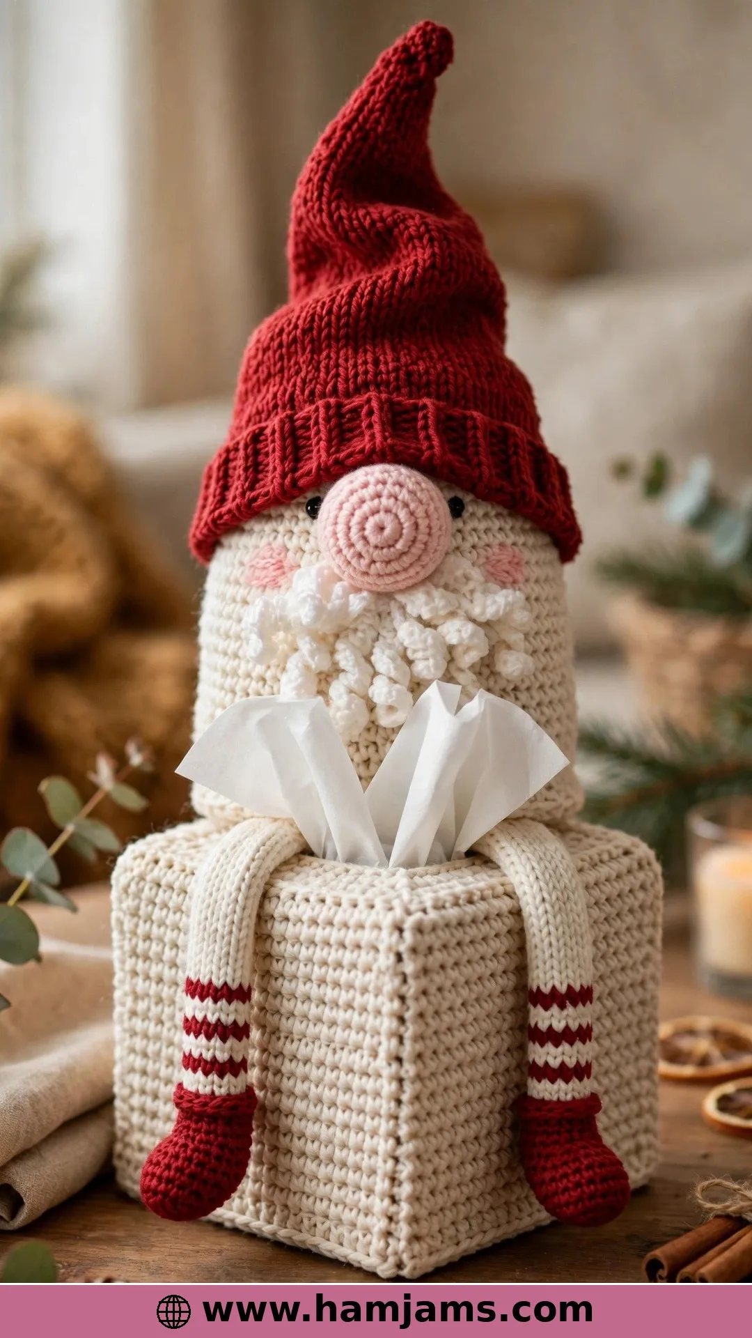A Gnome Guarding the Tissues