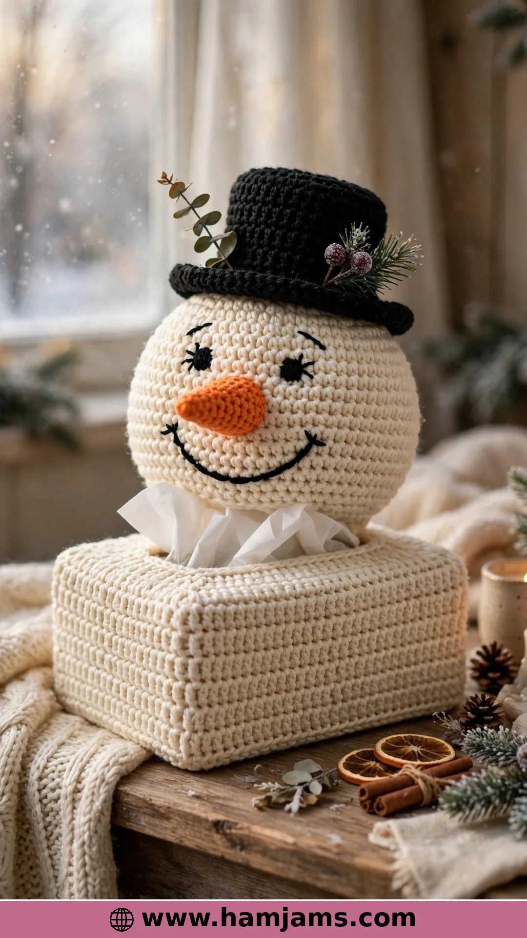 A Snowman Head for Winter Days
