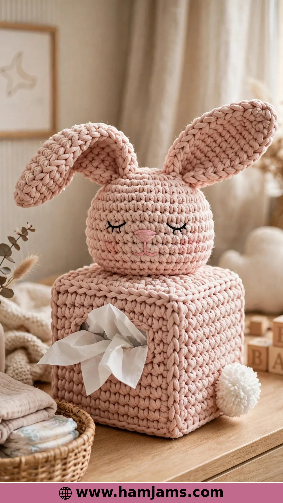 The Blush Bunny in Bulky Yarn