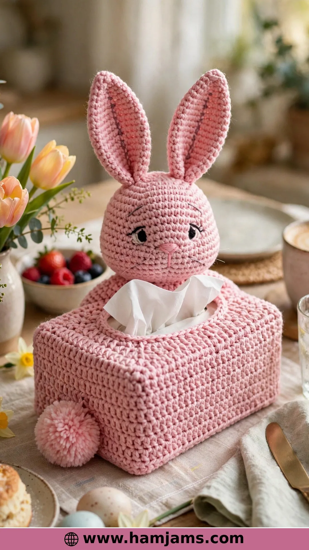 A Pink Easter Bunny for Spring