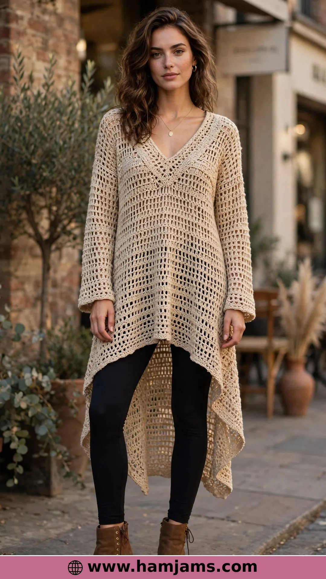 The High-Low Hem With a Soft V-Neck