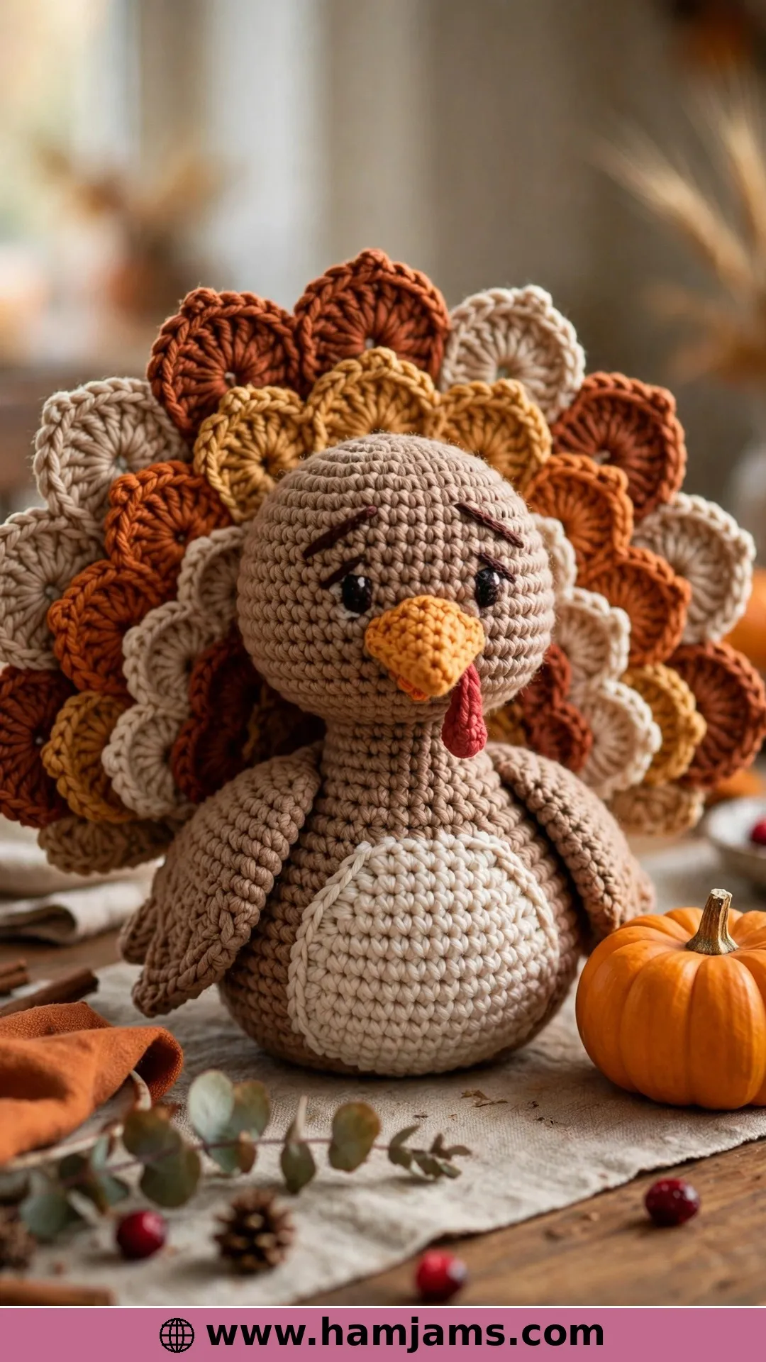 Tutt the Turkey Amigurumi