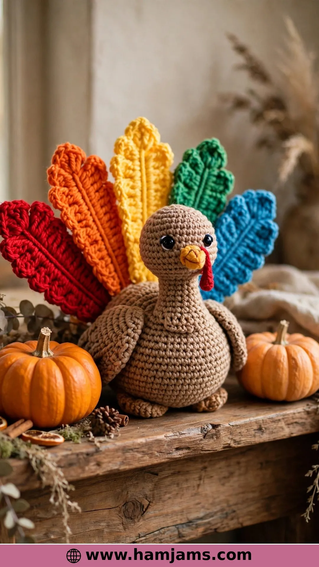 One-Piece Amigurumi Turkey