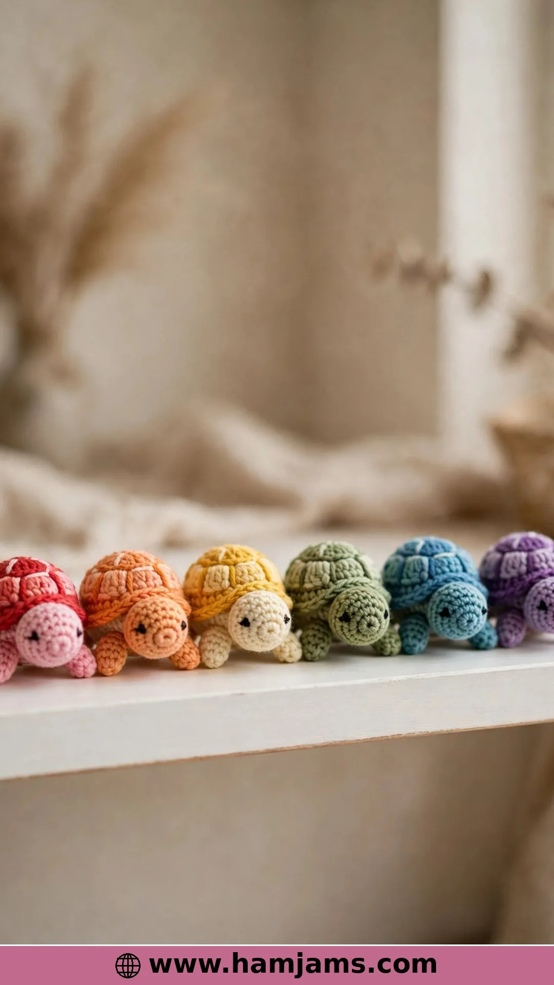 Tiny Turtles in a Rainbow Row