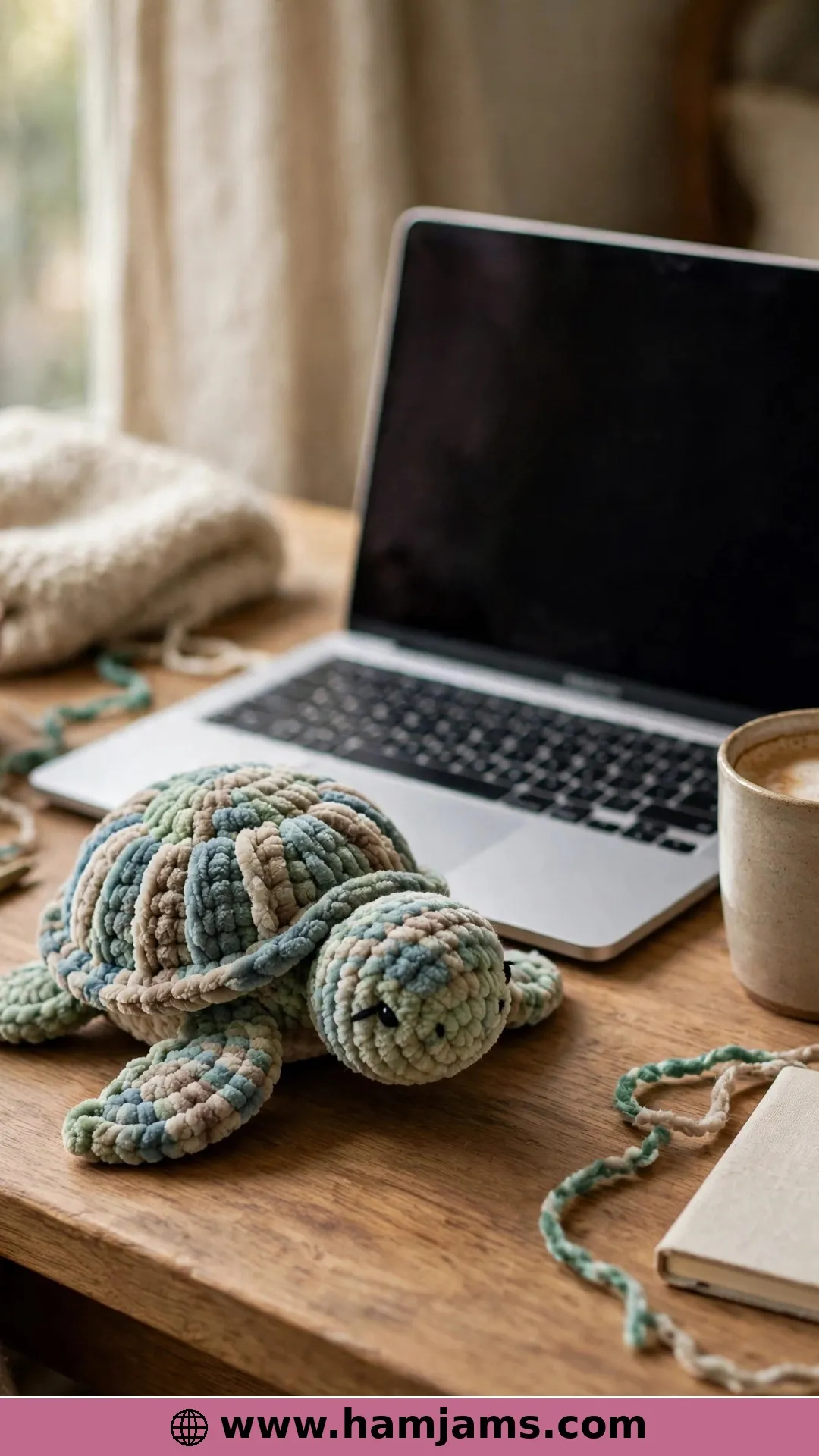The Bernat Blanket Desk Turtle (Mini Included)