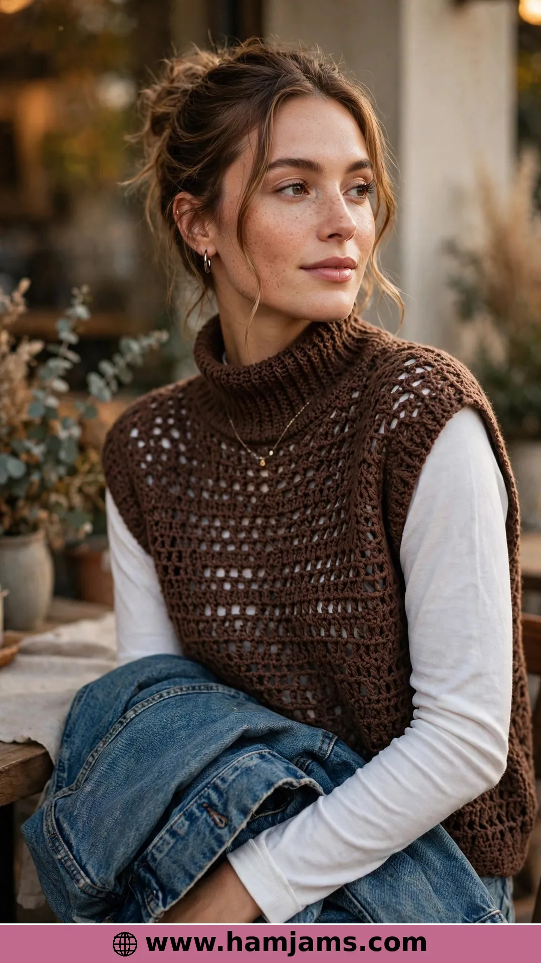 The Sleeveless Turtleneck for Layering Days