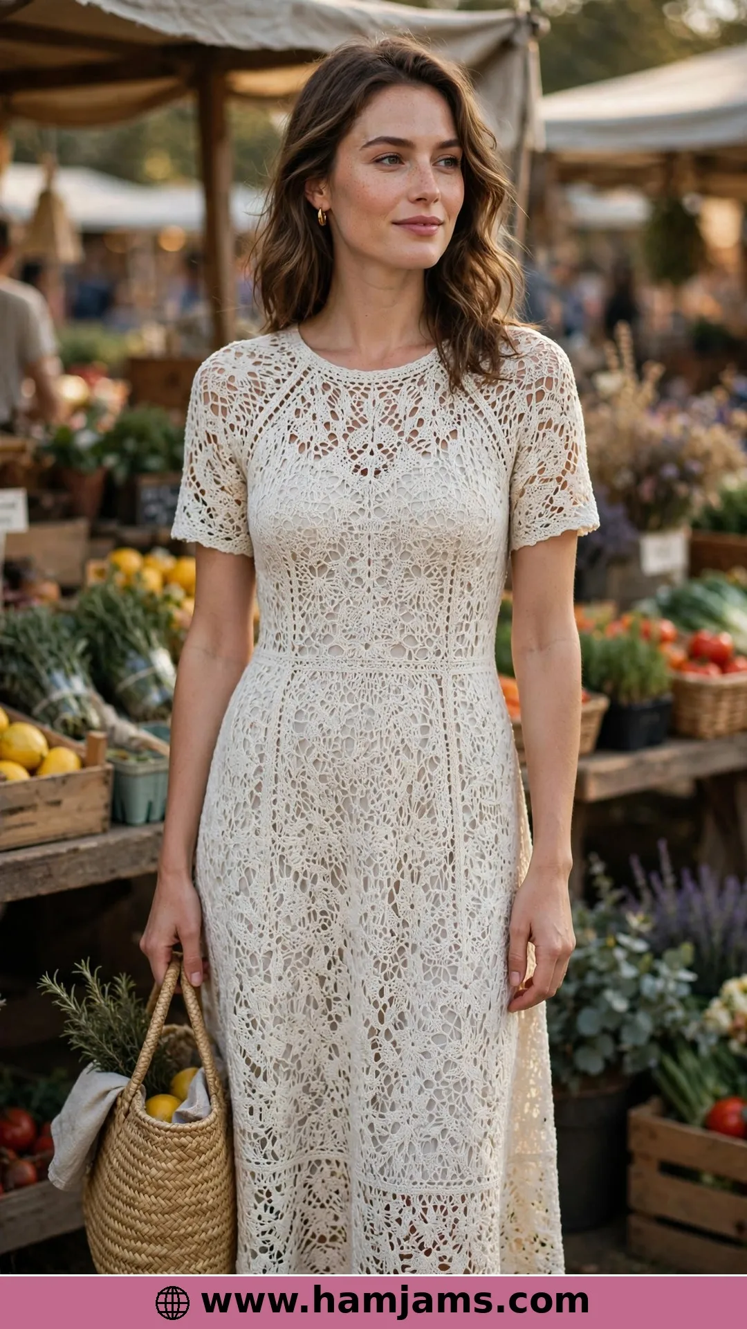 The Queensland Lace Dress With a Raglan Yoke
