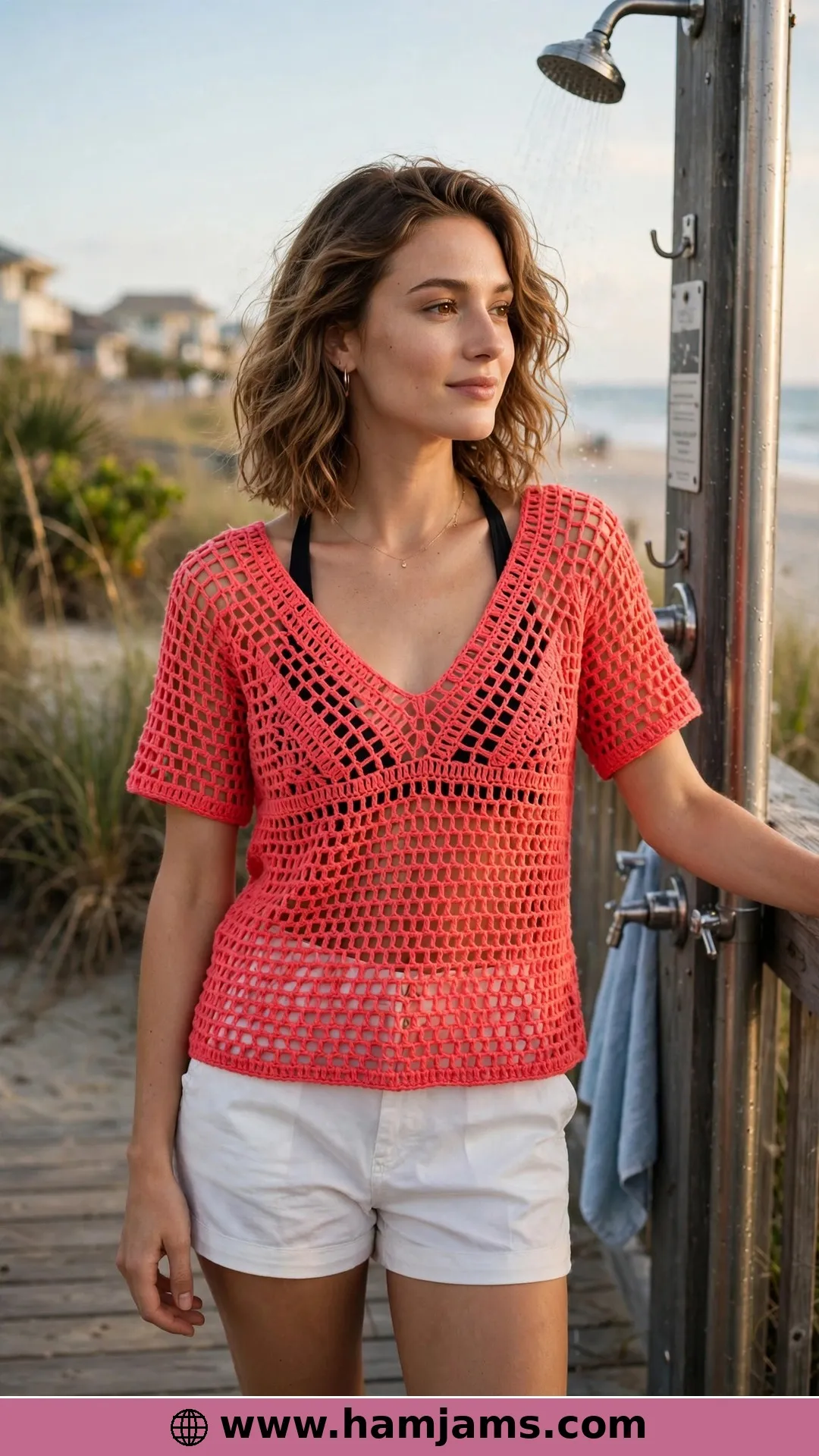 The V-Stitch Mesh Top for Over Your Swimsuit