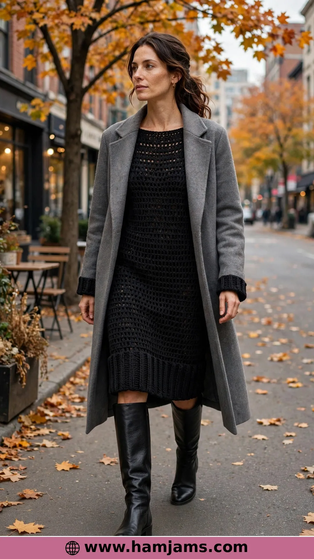 The Little Black Sweater Dress