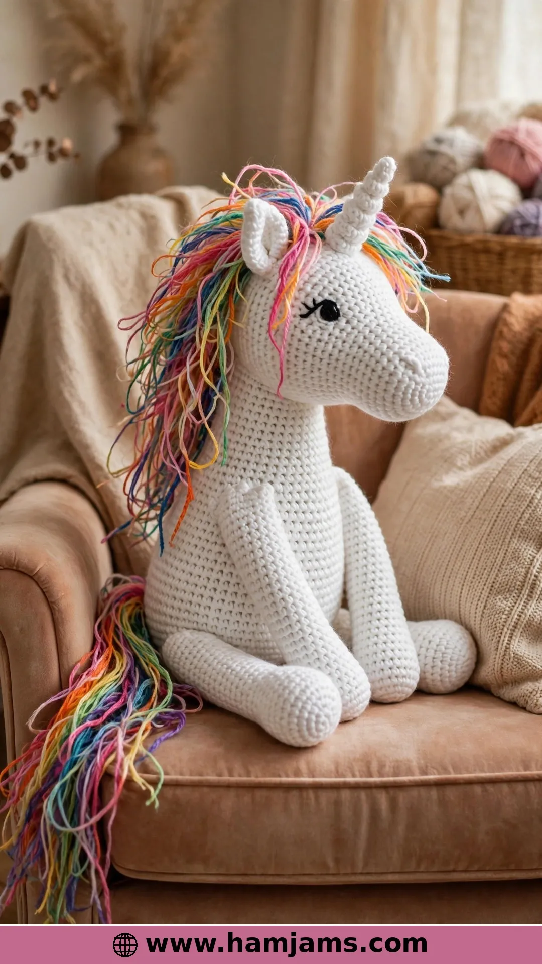The Classic Plush With a Wild Rainbow Mane