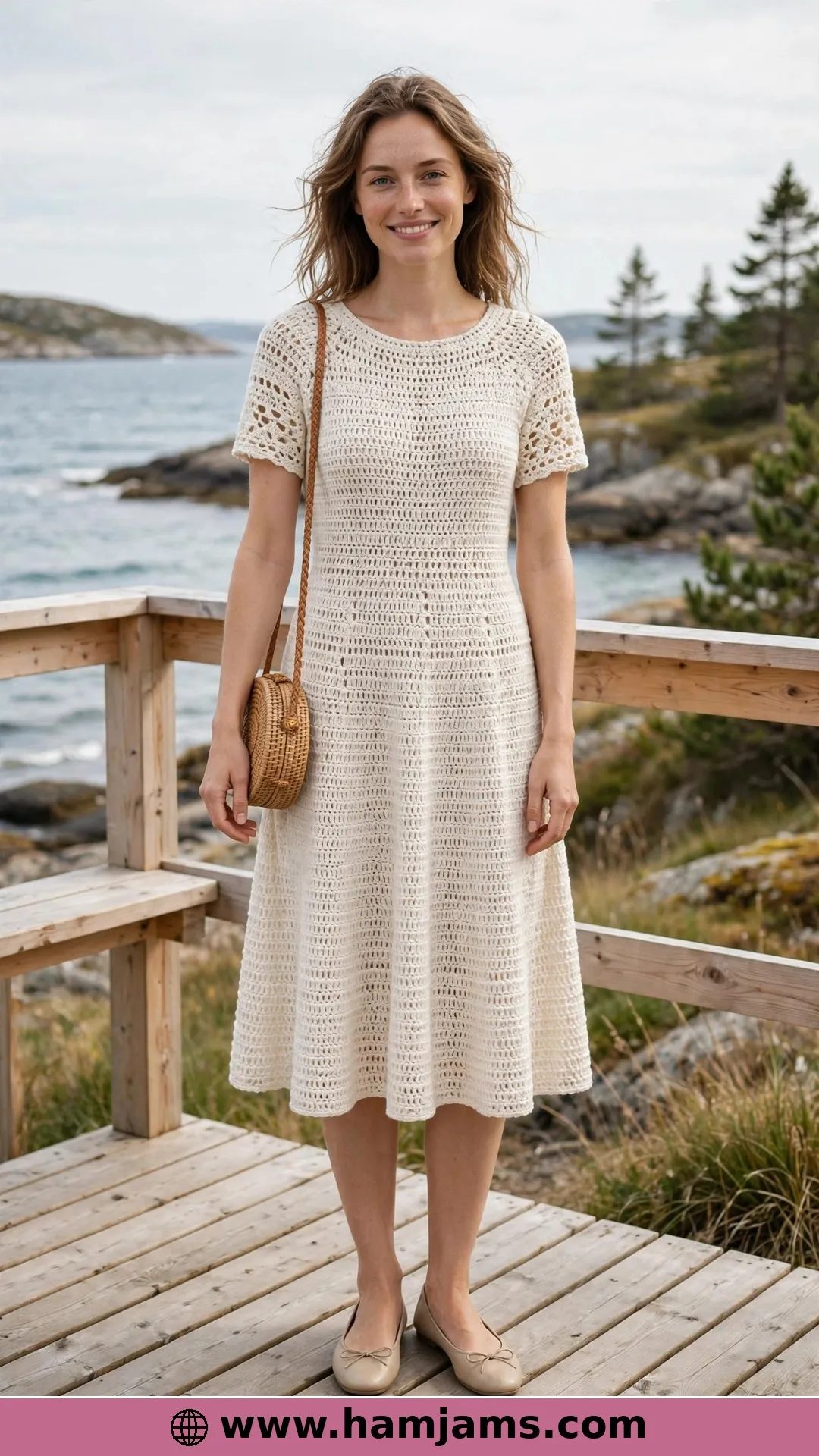 The Summer Eve Dress, a Vintage DROPS Classic in Pure Cotton