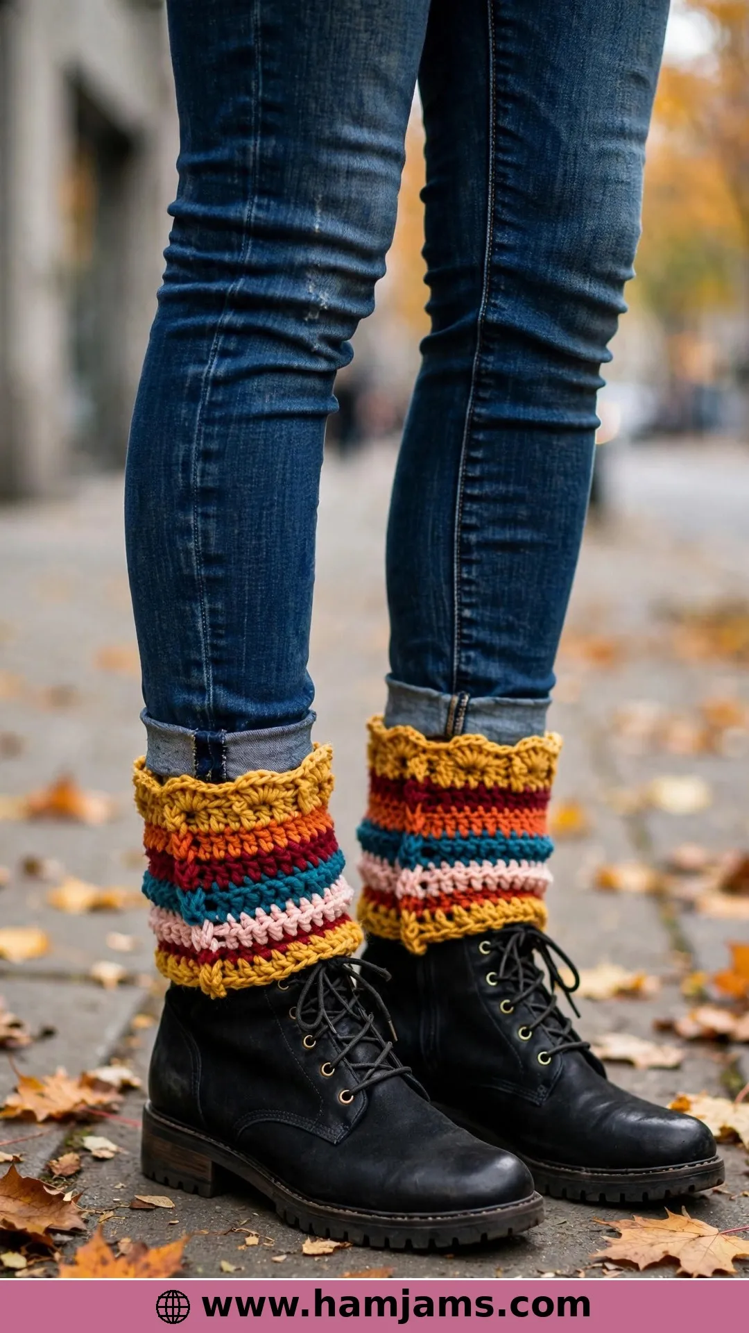 The Rock Them Socks with the Bold Charted Colourwork