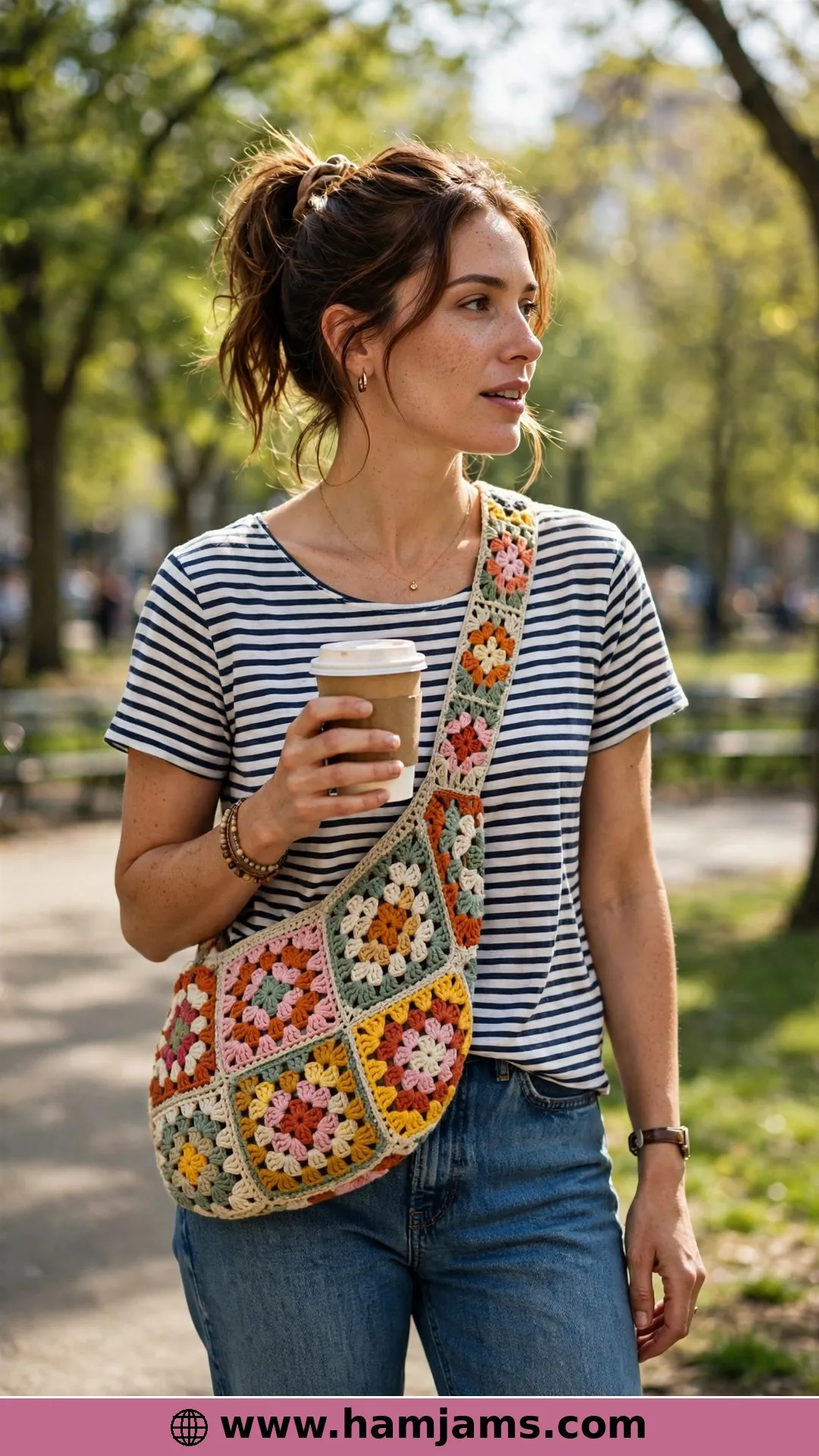 The Ramble and Rue Crossbody with the Playful Motifs