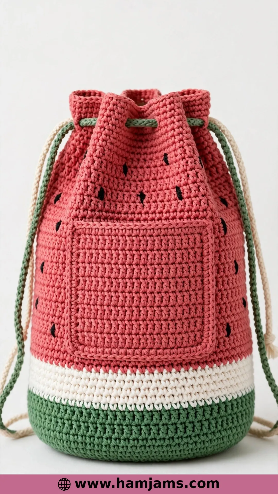 The Pocket Bag in Linked Stitches