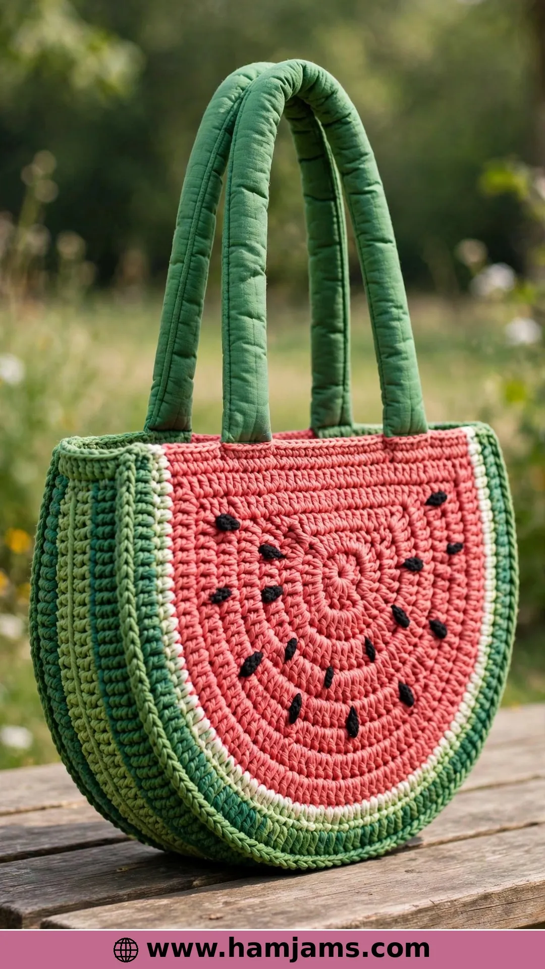 The Structured Slice Tote With Padded Handles