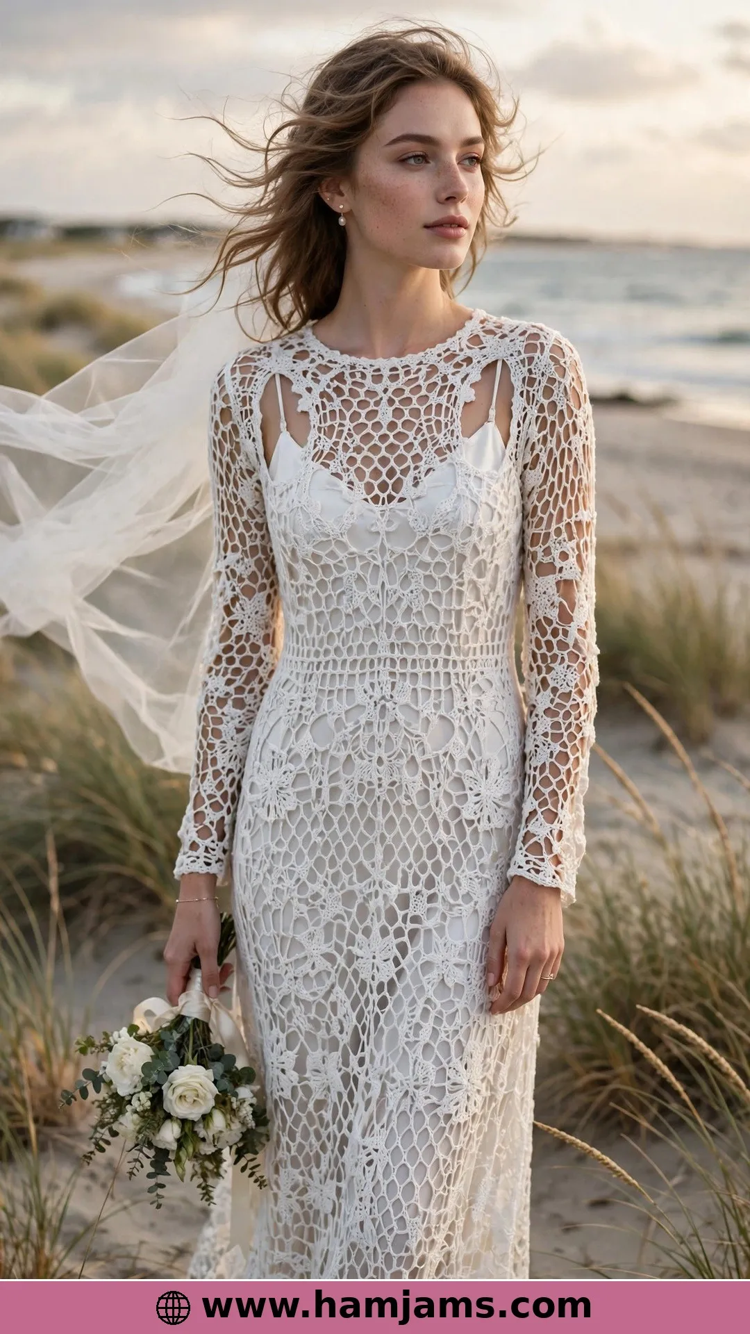 The Airy Mesh Maxi, Taught Stitch by Stitch on Video