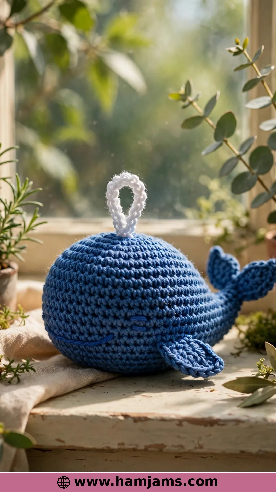 Texture for Days: The Wheat Stitch Whale
