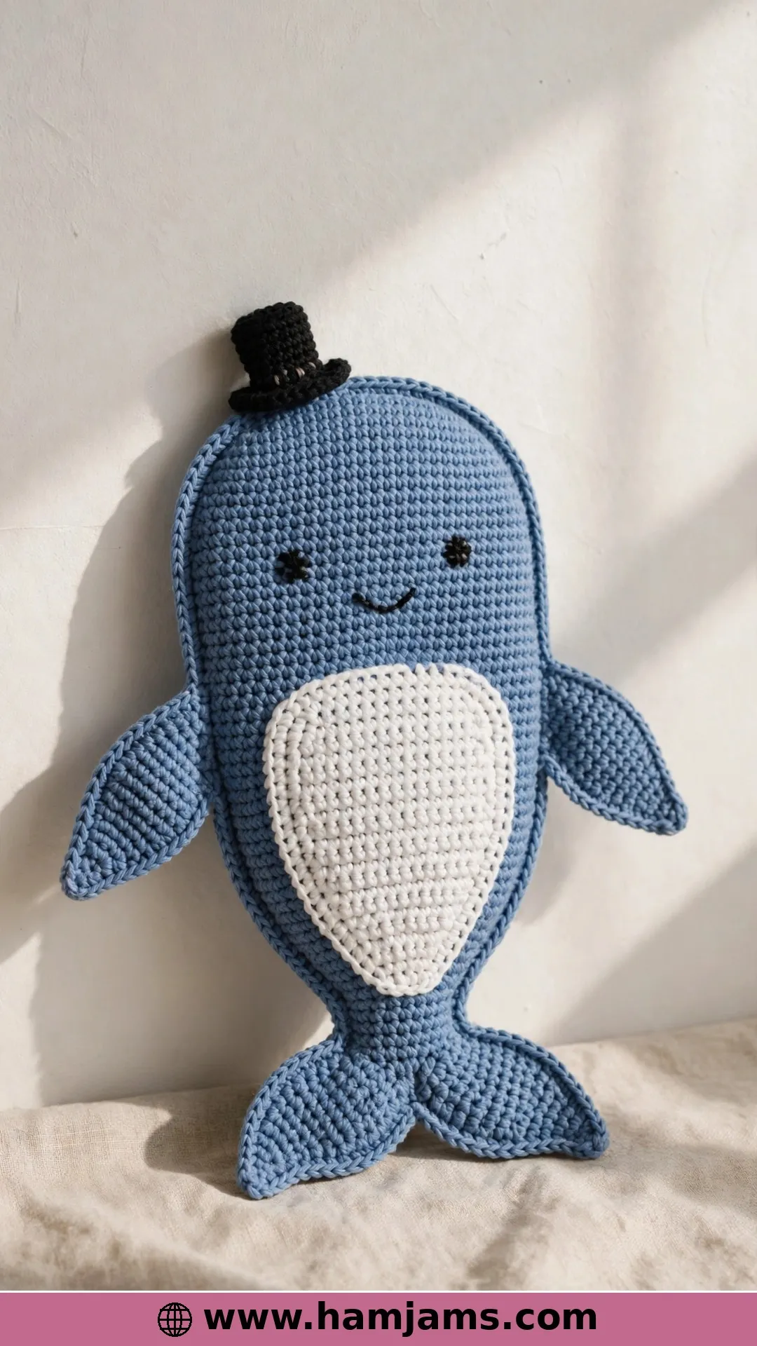 The Dapper Ragdoll Whale (Top Hat Optional!)