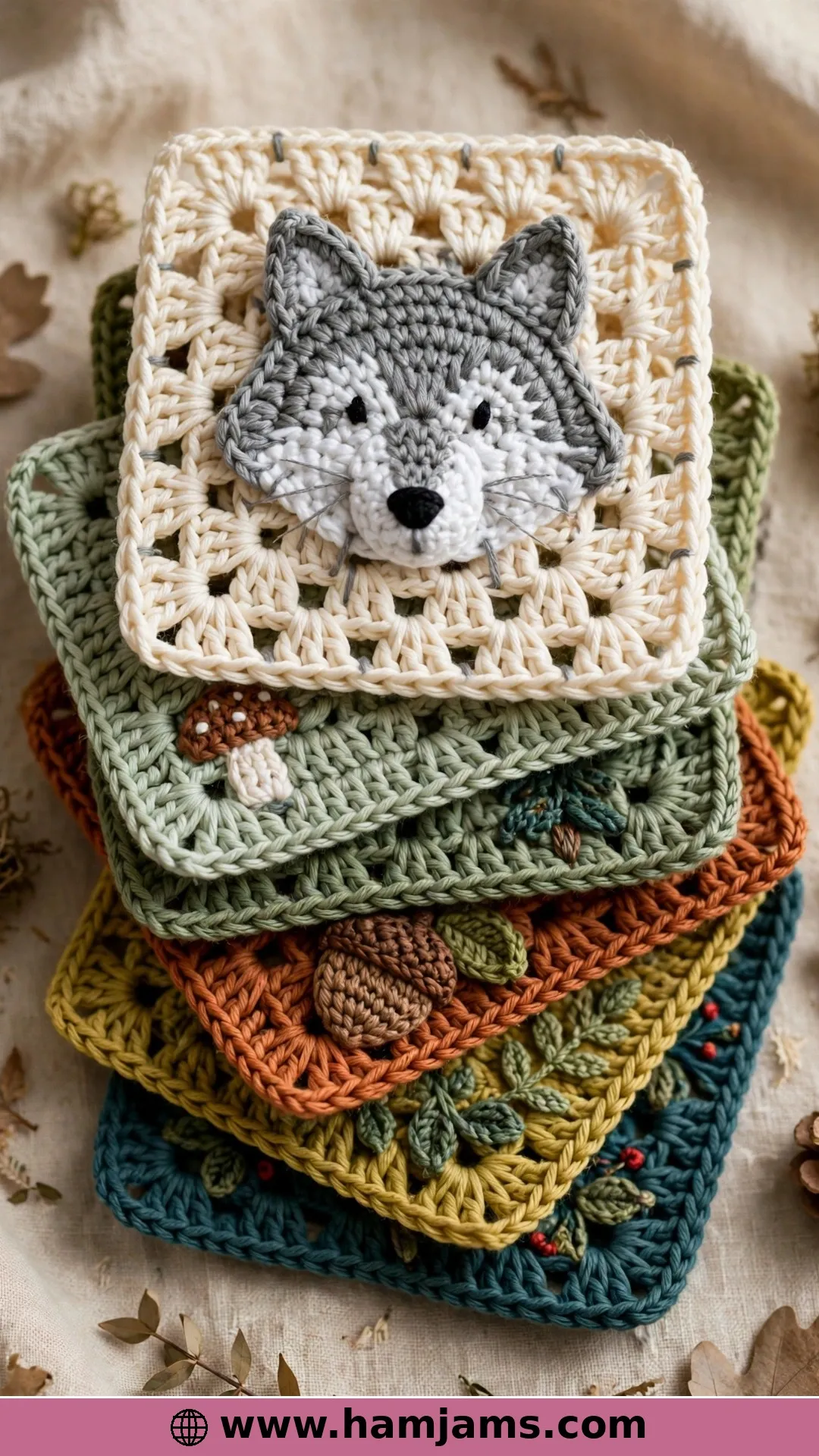 A Wolf Appliqué for Your Woodland Blanket