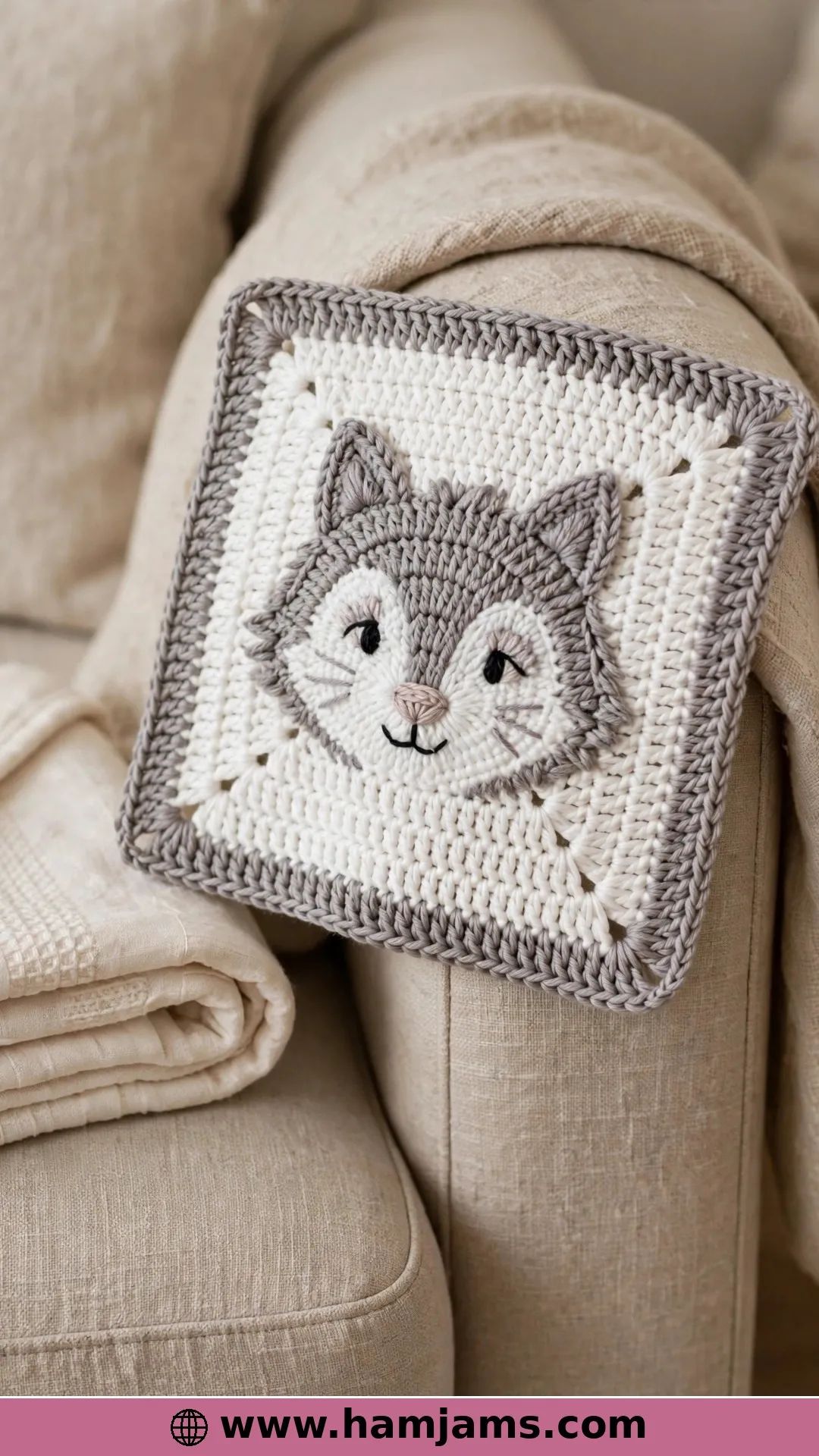 The C2C Wolf Square for Blanket Makers