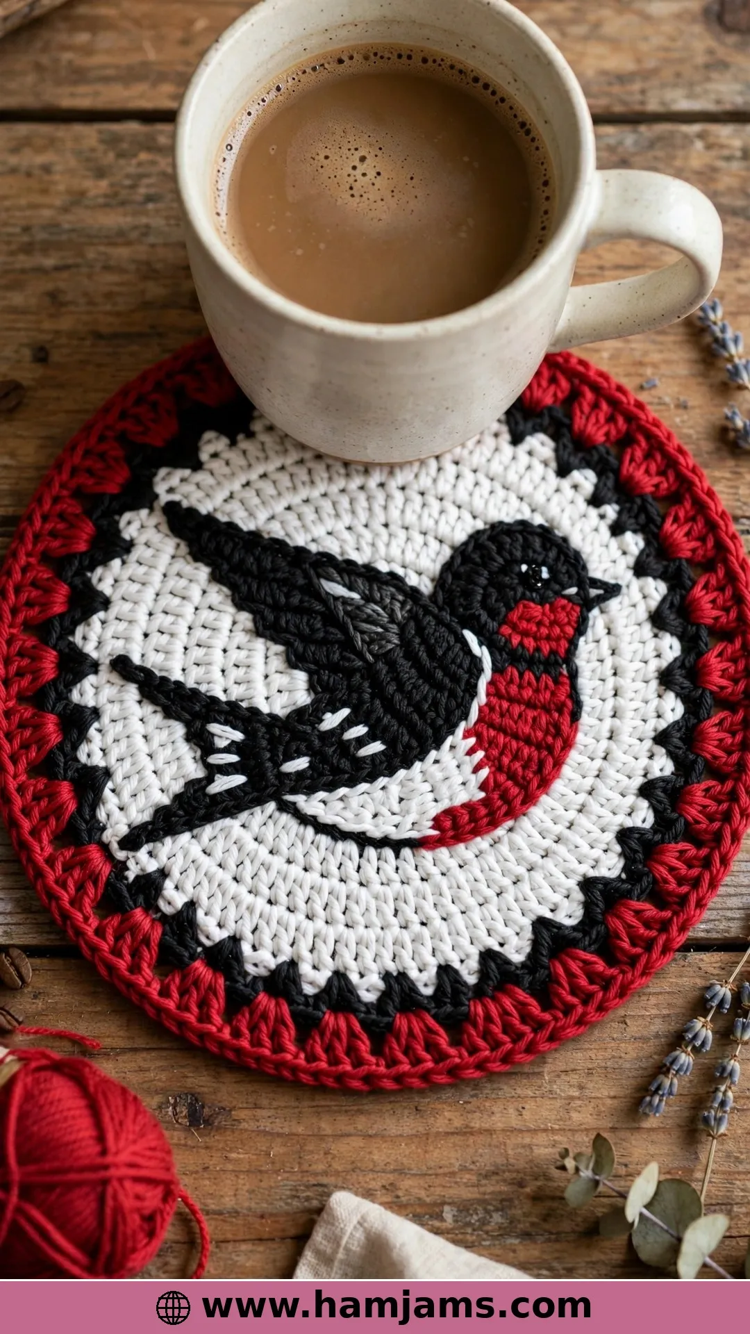 A Tree Swallow Coaster for Summer Drinks