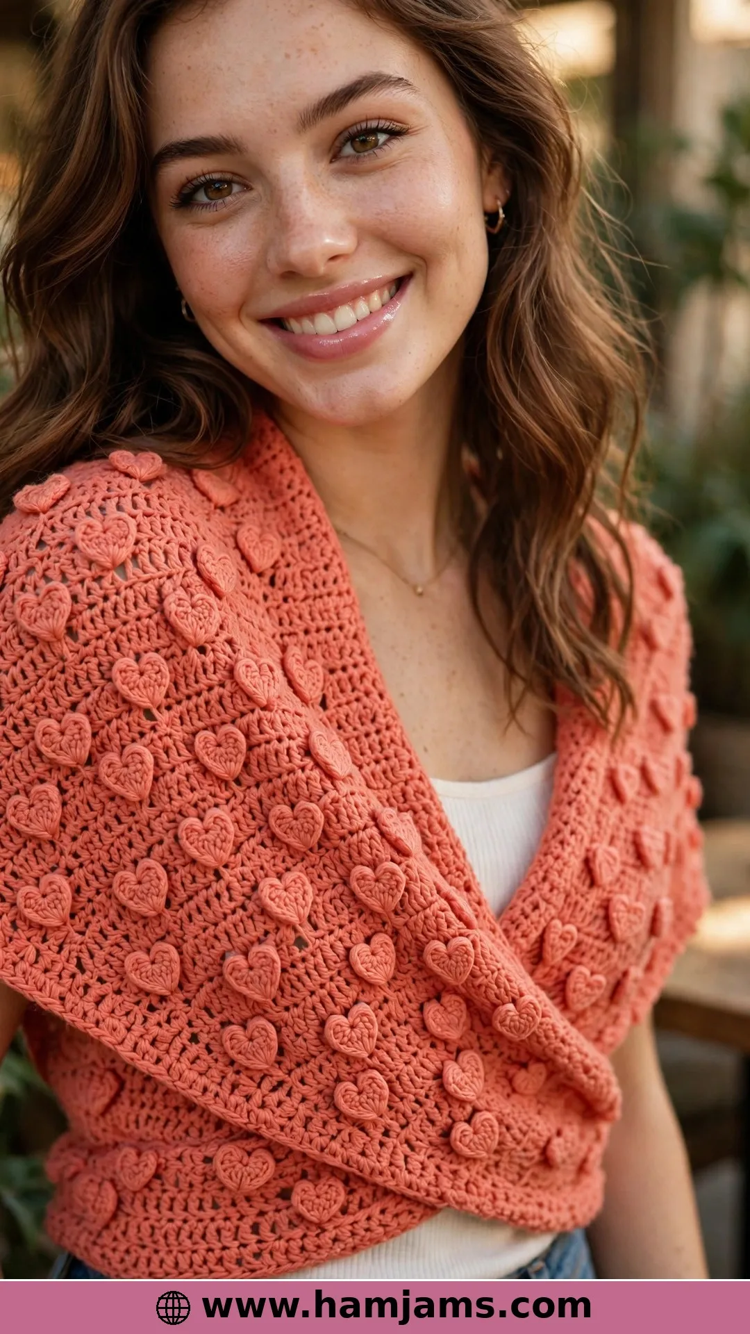 Tallulah's Puff-Stitch Hearts