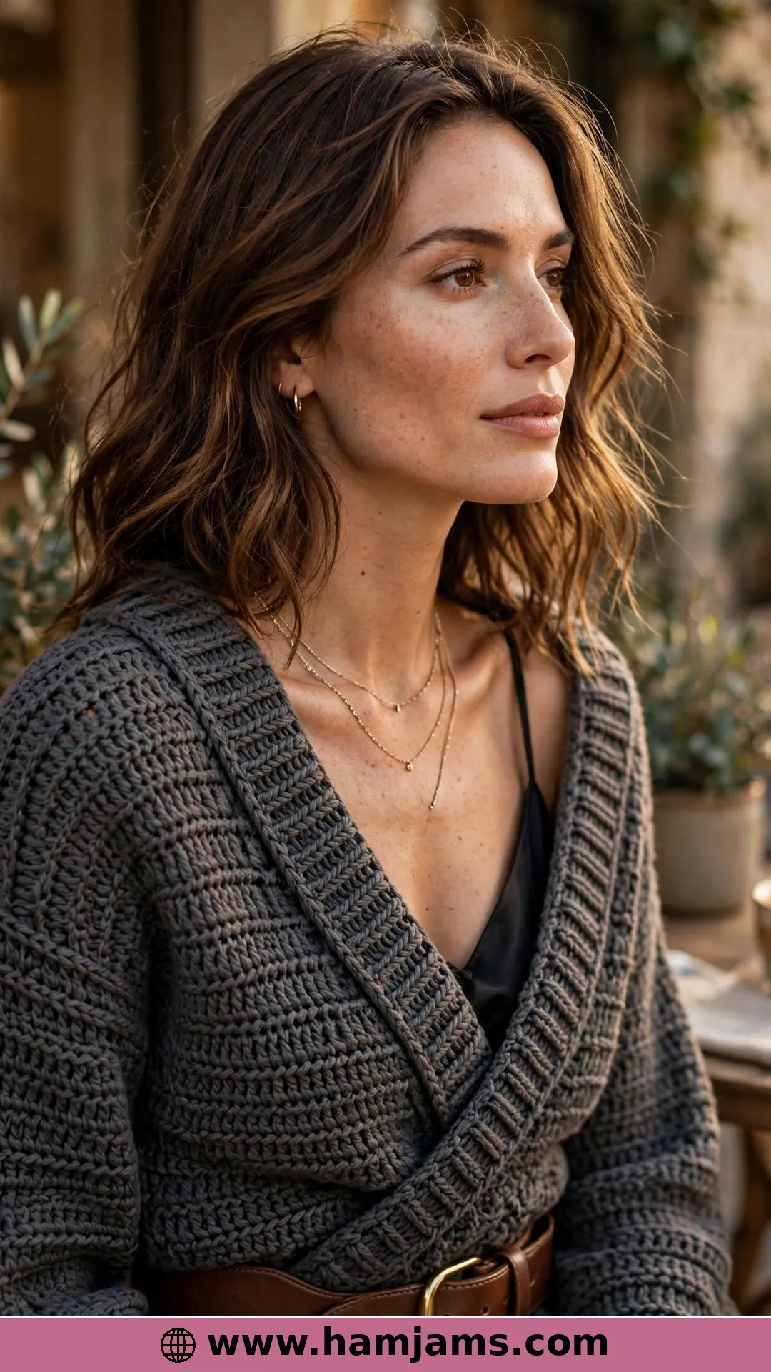 The Belted Wrap Cardigan